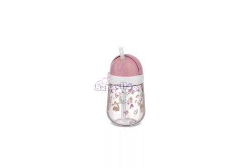 Little Dutch szívószálas pohár 300 ml - fairy garden 