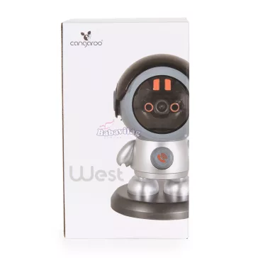   WEST bébiőr, kamera, 3.0Mp, wifis, 4G, babaforma SZÜRKE/kék