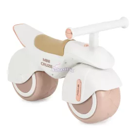   MINI CRUZE futóbicikli, ráülős járgány, kismotor, zenélő, óriás kerekekkel FEHÉR 