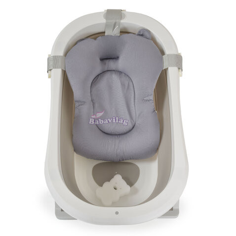 PALMA összecsukható kád fürdetőpárnával SZÜRKE