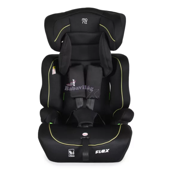 FLEX autós ülés 76-150cm FEKETE/ZÖLD
