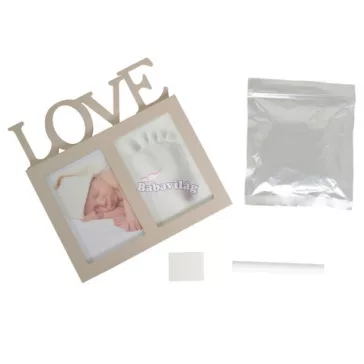 MOULD LOVE kéz- láblenyomat készítő képkerettel 