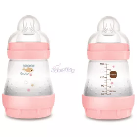 MAM cumisüveg Anti-Colic 160ml rózsaszín