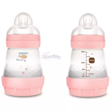 MAM cumisüveg Anti-Colic 160ml rózsaszín