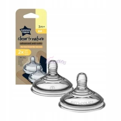 Tommee Tippee anti-colic plus etetőcumi 3+ közepes áramlású 