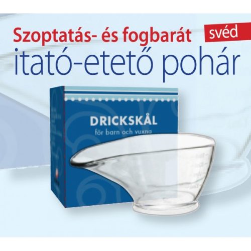 Szoptatás- és fogbarát svéd itató-etető pohár