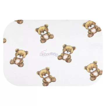 Tetra pelenka nyomott mintás 70x80cm Teddy maci