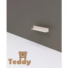 TODI Teddy fali polc fehérített szil/cappuccino, vanília