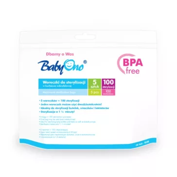 BABYONO mikrohullámú sterilizáló tasak (5db)