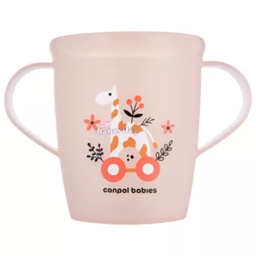 Canpol dupla füles pohár Toys 2/101- korall 250 ml 