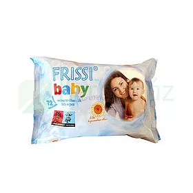 Törlőkendő Frissi Baby nedves  72 db