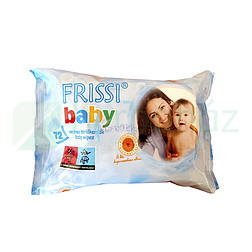 Törlőkendő Frissi Baby nedves  72 db