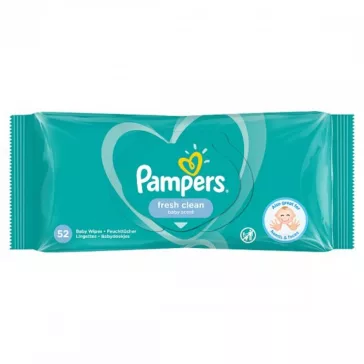 Törlőkendő Pampers Sensitive  - 52 db-os