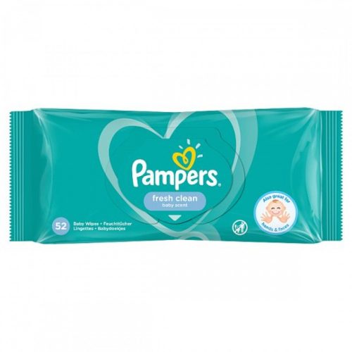 Törlőkendő Pampers Sensitive  - 52 db-os