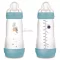 MAM cumisüveg Anti-Colic 320ml - kék