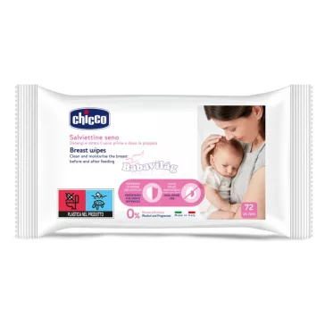 Chicco Melltörlőkendő szoptatás előtt és után - 72 db