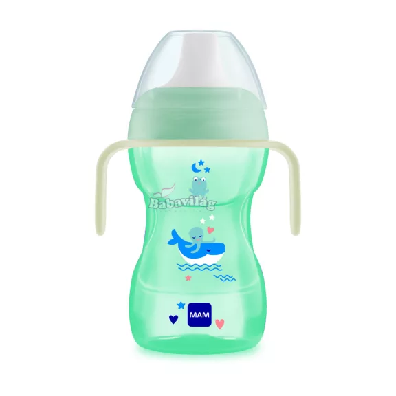 MAM Fun to Drink Cup Night ivástanuló pohár 270ml - több szín