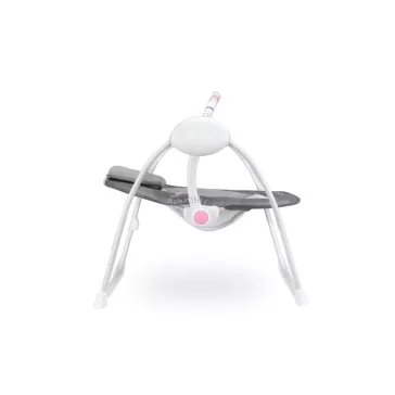 Lionelo Ruben elektromos hinta adapterrel - pink/szürke