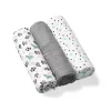 BabyOno textilpelenka színes 3db bambusz szürke 