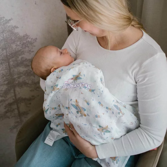 BabyOno textilpelenka színes 3db bambusz szürke 