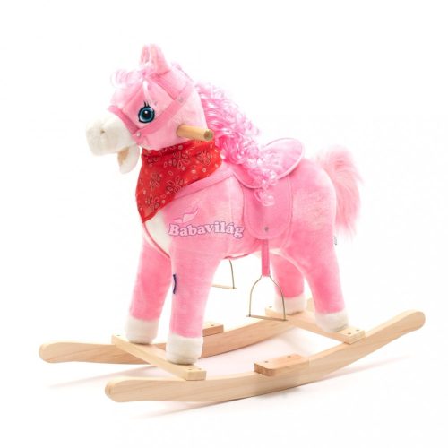 Baby Mix hintaló dallammal  kendővel-pink