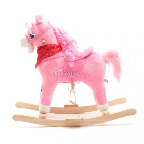 Baby Mix hintaló dallammal  kendővel-pink