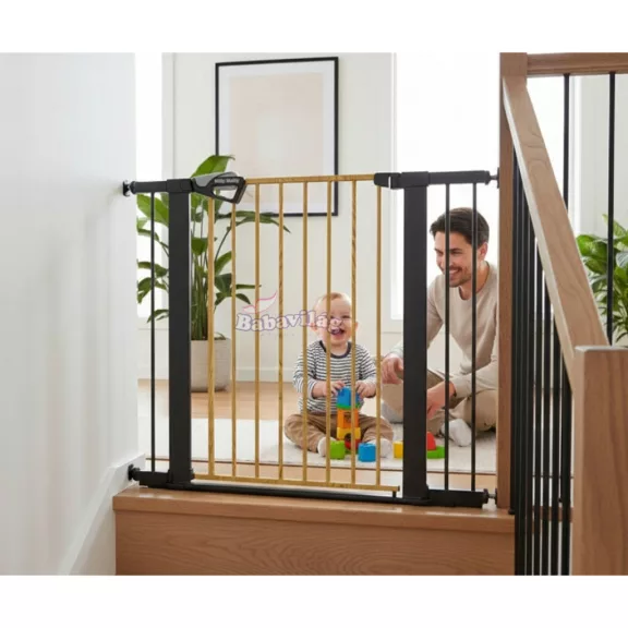 MILLY MALLY 6578 Biztonsági kapu Guardy 104 Black Natural
