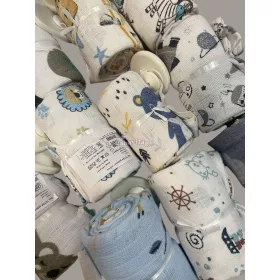 Textil pelenka mintás- több szín