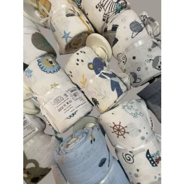 Textil pelenka mintás- több szín