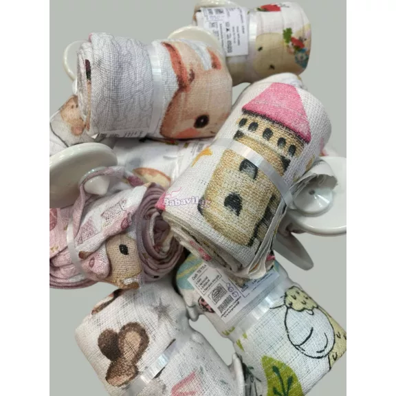 Textil pelenka mintás- több szín