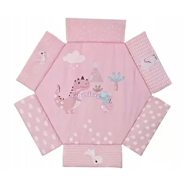 Milly Mally TinyMini játszószőnyeg Dino Pink rózsaszín