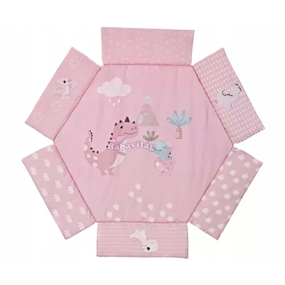 Milly Mally TinyMini játszószőnyeg Dino Pink rózsaszín Milly Mally TinyMini játszószőnyeg Dino Pink rózsaszín