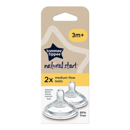 TOMMEE TIPPEE etetőcumi 3+ közepes áramlású