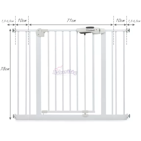Kidwell Guarda biztonsági kapu 75-105 cm