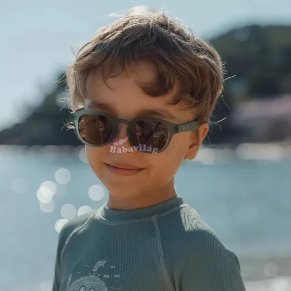 Little Dutch gyerek napszemüveg puha tokkal 2-4év - Ocean Green 