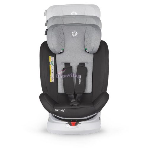 Coccolle Lyra 360°-ban forgatható iSize 40-150 cm autosülés Greystone isofix
