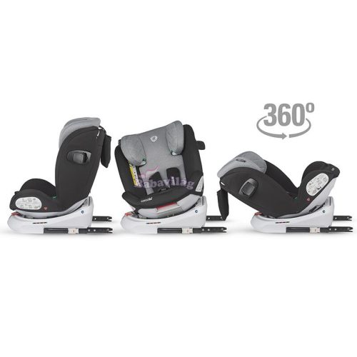 Coccolle Lyra 360°-ban forgatható iSize 40-150 cm autosülés Greystone isofix