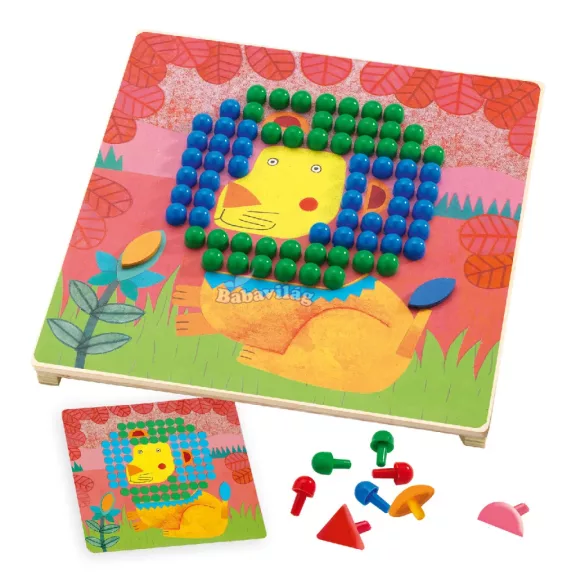Djeco Vegyes pötyi játék - Mosaico animo - Vigyázz mozaik