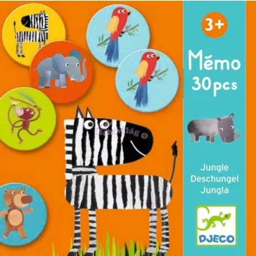 Djeco Dzsungel állatok memóriajáték - Memo jungle 