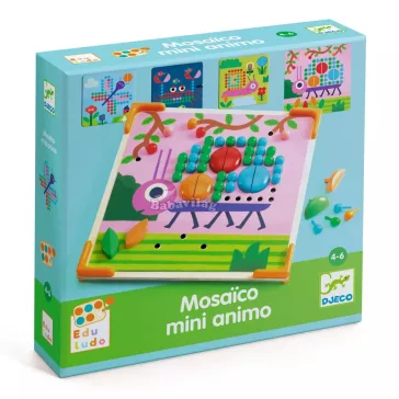   Djeco Kis állatok - Mozaik készítő - Mosaïco Mini Animo 
