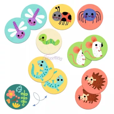 Djeco Kis állatok - Memória játék - Memo Small animals