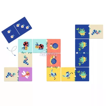 Djeco Bébi állatok - Dominó - Domino Small animals