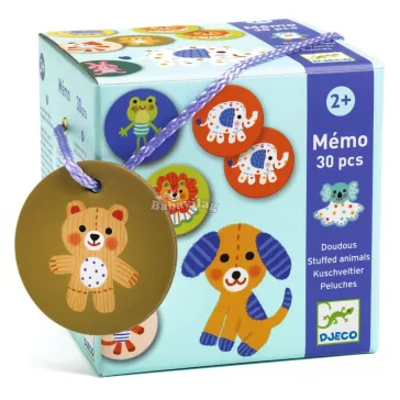  Djeco Gyermekszobai emlékek - Memória játék - Memo Stuffed animals