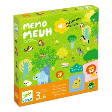 Állathang felismerő memória társasjáték - Memo Meu