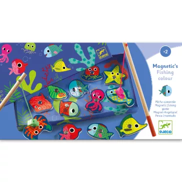   Djeco Horgász játék - Színes horgászat - Coloured fishing