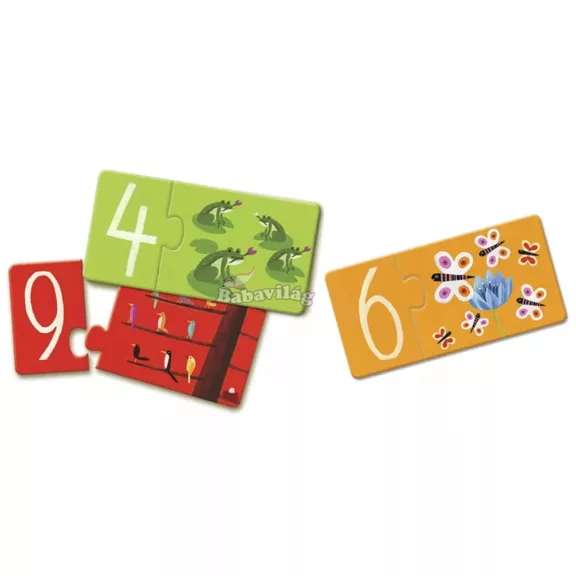 Djeco Párosító puzzle - Számok 