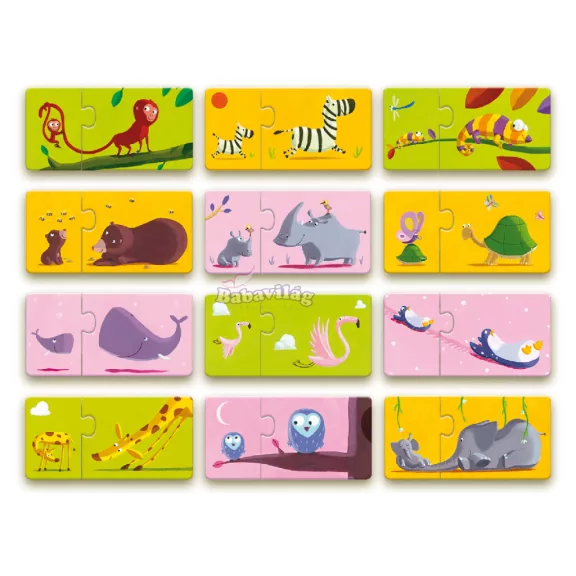 Djeco Párosító puzzle - Mama-baba 