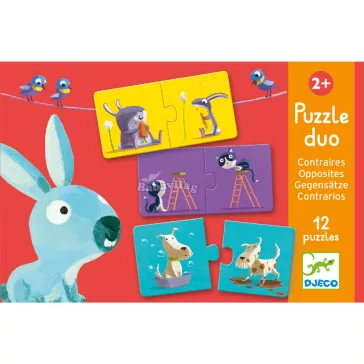 Djeco Párosító puzzle - Ellentétek 