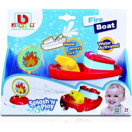 Bburago Junior Splash N' Play kishajó spriccelő kishajó bójával