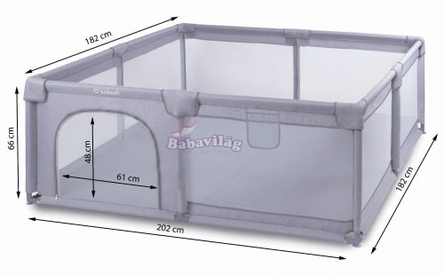 Kidwell Fanko 180x200 szürke